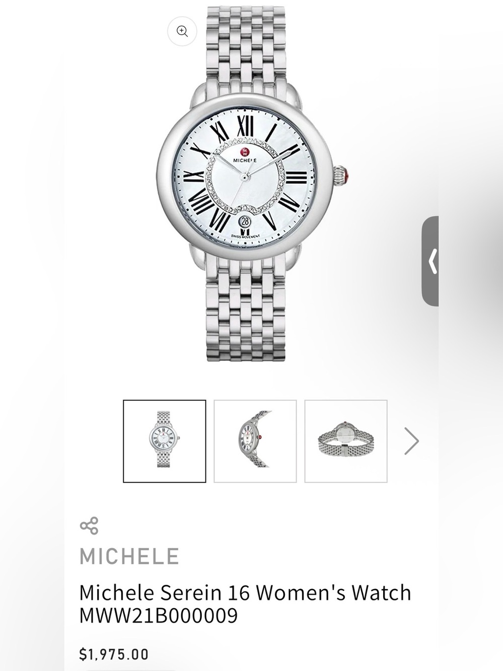 Wristwatch in Jewelry Section